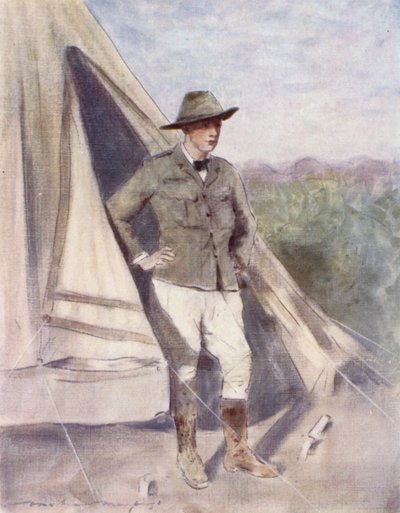 Winston Churchill als oorlogscorrespondent door Mortimer Ludington Menpes